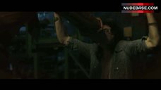 8. Alexandra Daddario with Open Blouse – Texas Chainsaw 3D