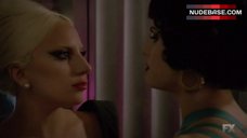 4. Alexandra Daddario Lesbian Kiss – American Horror Story