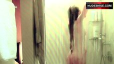 3. Kate Lyn Sheil Nude in Shower – Silver Bullets