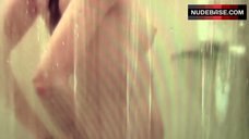 6. Kate Lyn Sheil Nude in Shower – Silver Bullets
