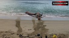 10. Lindsay Conkin in Bikini on Beach – Sharktopus
