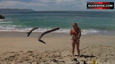 8. Lindsay Conkin in Bikini on Beach – Sharktopus