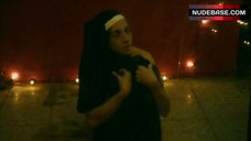 10. Aycil Yeltan Nude on Floor – Nude Nuns With Big Guns