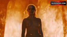 7. Emilia Clarke Tits Scene – Game Of Thrones