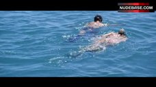 10. Adrienne Pickering Underwater in White Bikini – The Reef