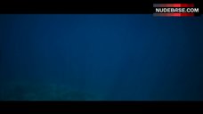8. Adrienne Pickering Underwater in White Bikini – The Reef