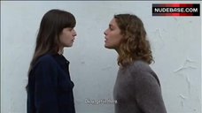 1. Ariane Labed Lesbian Kiss – Attenberg