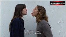 6. Ariane Labed Lesbian Kiss – Attenberg