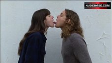Ariane Labed Lesbian Kiss – Attenberg