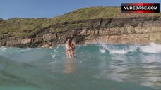 6. Sasha Jackson Ride on Surfboard in Bikini – Blue Crush 2