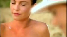 2. Rachel Blakely Topless on Beach – Tribe