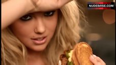 9. Kate Upton Cleavege – Hardees Kate Upton Commercial