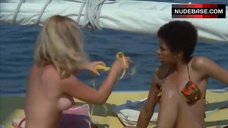 7. Jeane Manson Topless Sunbathing – The Young Nurses