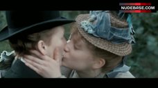5. Mia Wasikowska Lesbian Kiss – Albert Nobbs