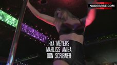 1. Topless Jeneta St. Clair Shows Striptease – After Midnight