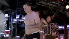 4. Bernadette Penotti Topless Striptease – Kiss Of Death