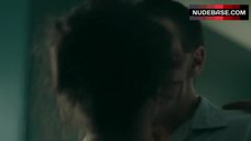 2. Jessica Brown Findlay Sex on Floor – The Outcast