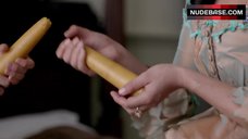 6. Jessica Brown Findlay Hot Scene – Harlots