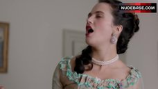 7. Jessica Brown Findlay Hot Scene – Harlots