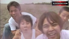 10. Jun Suzuki in Sexy Green Bikini – Hot Rangers