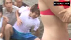 3. Jun Suzuki in Sexy Green Bikini – Hot Rangers