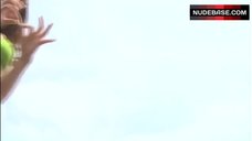 5. Jun Suzuki in Sexy Green Bikini – Hot Rangers