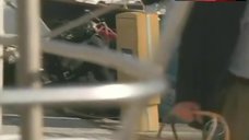 3. Paige Turco Sexy in White Bikini – The Agency