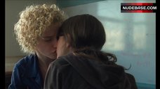 6. Julia Garner Lesbian Kiss – I Believe In Unicorns