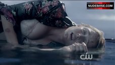 10. Caity Lotz in Wet Underwear – Arrow