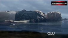 2. Caity Lotz in Wet Underwear – Arrow