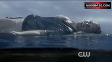 4. Caity Lotz in Wet Underwear – Arrow