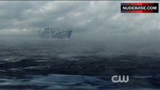 8. Caity Lotz in Wet Underwear – Arrow