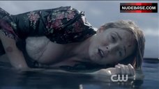 Caity Lotz in Wet Underwear – Arrow
