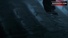 1. Caity Lotz Thong Scene – The Machine