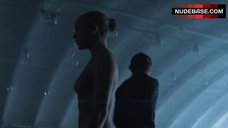 10. Caity Lotz Thong Scene – The Machine