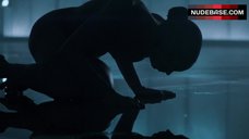 Caity Lotz Thong Scene – The Machine