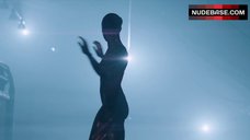 5. Caity Lotz Thong Scene – The Machine