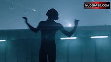 6. Caity Lotz Thong Scene – The Machine