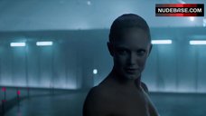 7. Caity Lotz Thong Scene – The Machine