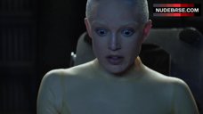 10. Caity Lotz Hot Scene – The Machine