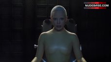 5. Caity Lotz Hot Scene – The Machine