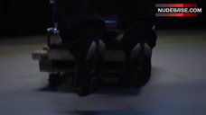 8. Caity Lotz Hot Scene – The Machine