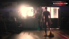 4. Caity Lotz Ass Scene – The Machine