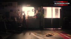 9. Caity Lotz Ass Scene – The Machine