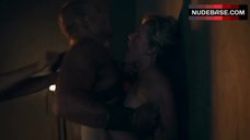 10. Bonnie Sveen Sex Against Wall – Spartacus