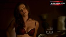 3. Phoebe Tonin in Sexy Bra and Panties – The Secret Circle