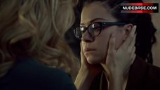 10. Evelyne Brochu Lesbian Kiss – Orphan Black