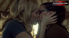 8. Evelyne Brochu Lesbian Kiss – Orphan Black
