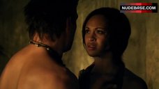 1. Cynthia Addai-Robinson Shows Tits – Spartacus