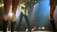 1. Wendy Hamilton Topless on Stage – The Dallas Connection